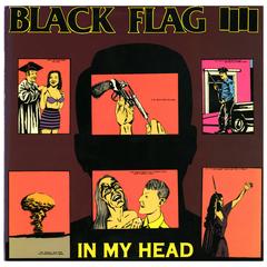 Retro Record Cover Art, Black Flag