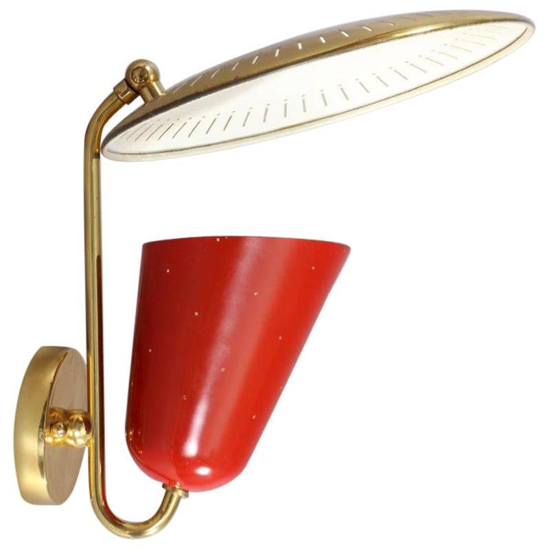 Charming Italian Wall Lamp Attributed Arredoluce, Italy