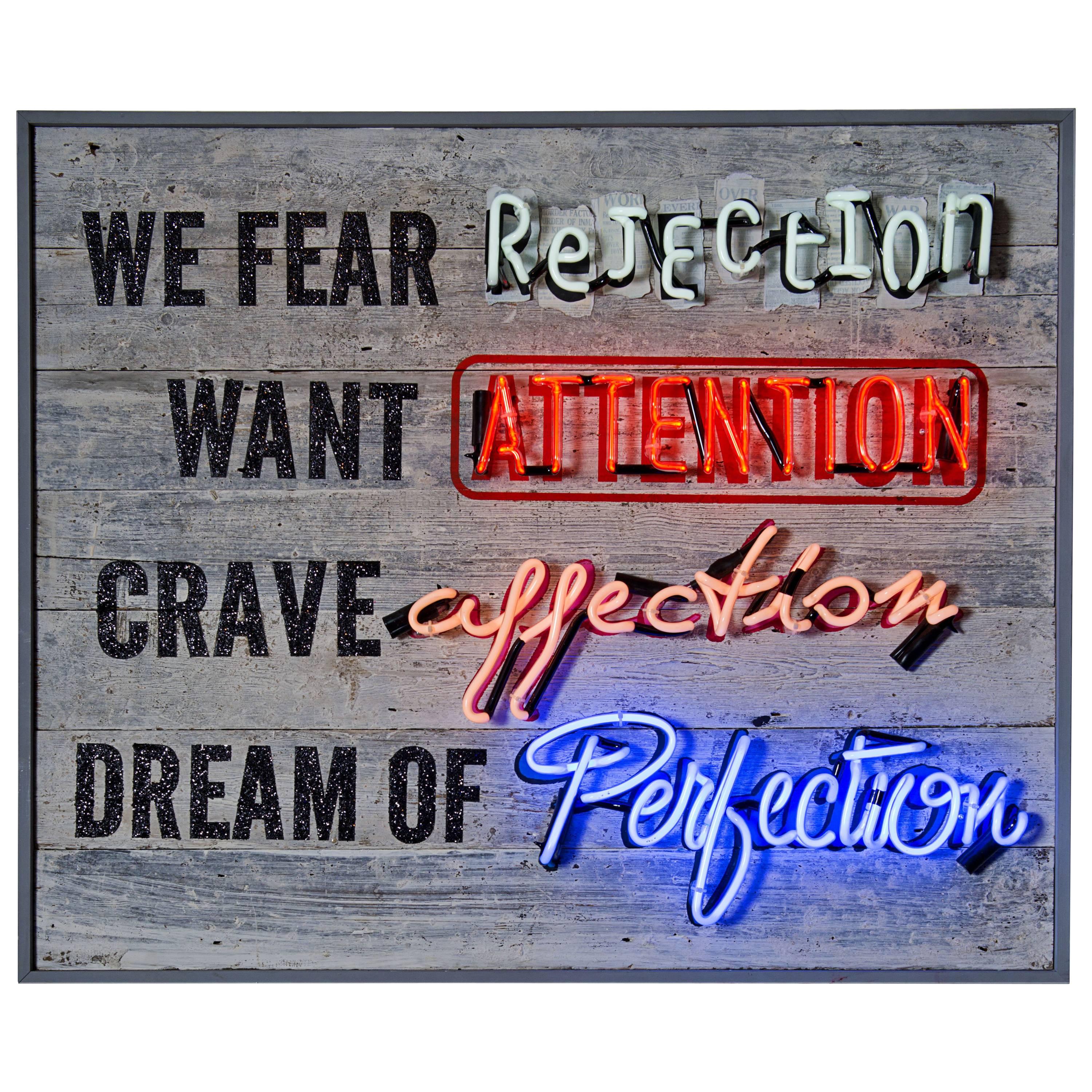 Perfection Neon by Matthew Bracey For Sale