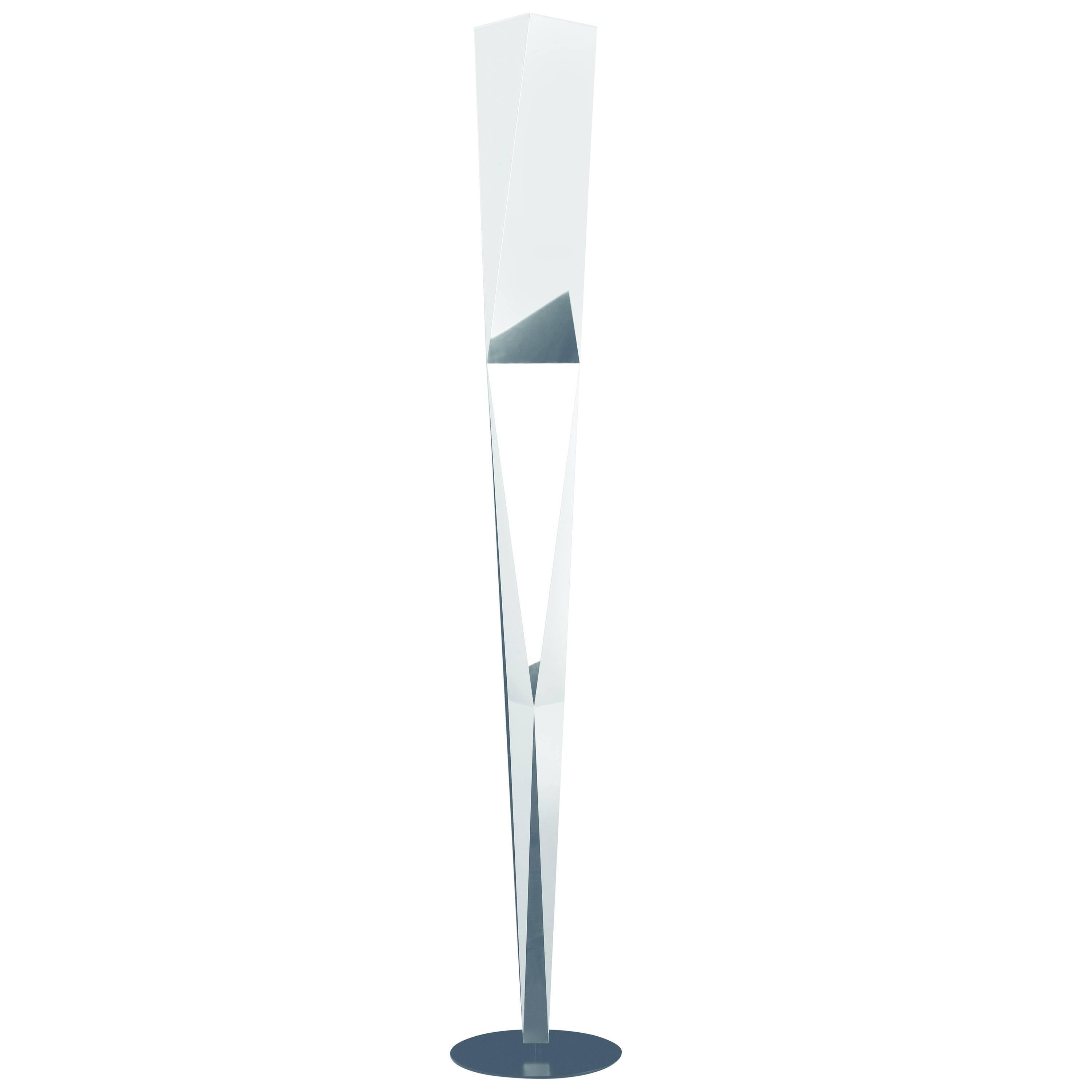 Lampada da terra a specchio Vertigo di Marco Acerbis per Fontana Arte