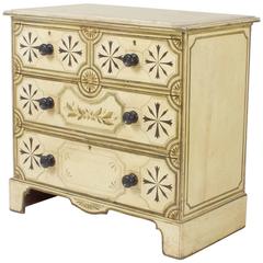 Vintage Painted Cottage Chest of Drawers