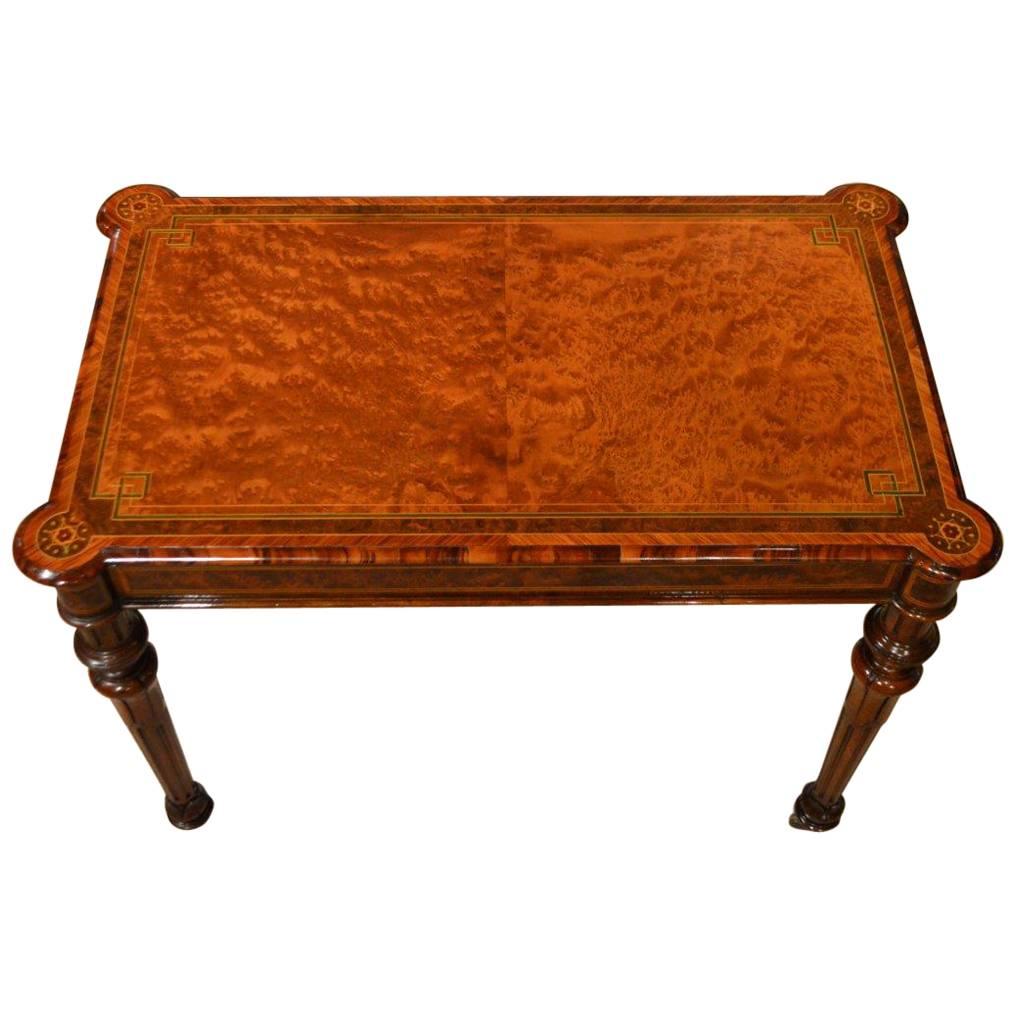 Fine Quality Thuya, Burr Walnut and Kingwood, Victorian Period