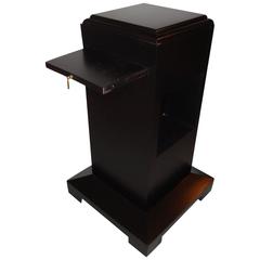 Art Deco Ebonized Pedestal 2