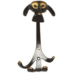 Charming Dog Coat Hook by Walter Bosse