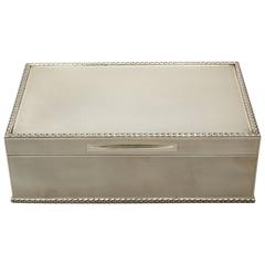 Vintage 1976 Sterling Silver Jewelry Box by Mappin & Webb Ltd