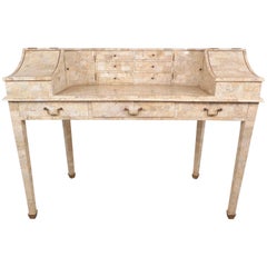 Maitland-Smith Writing Desk in Tessellated Stone