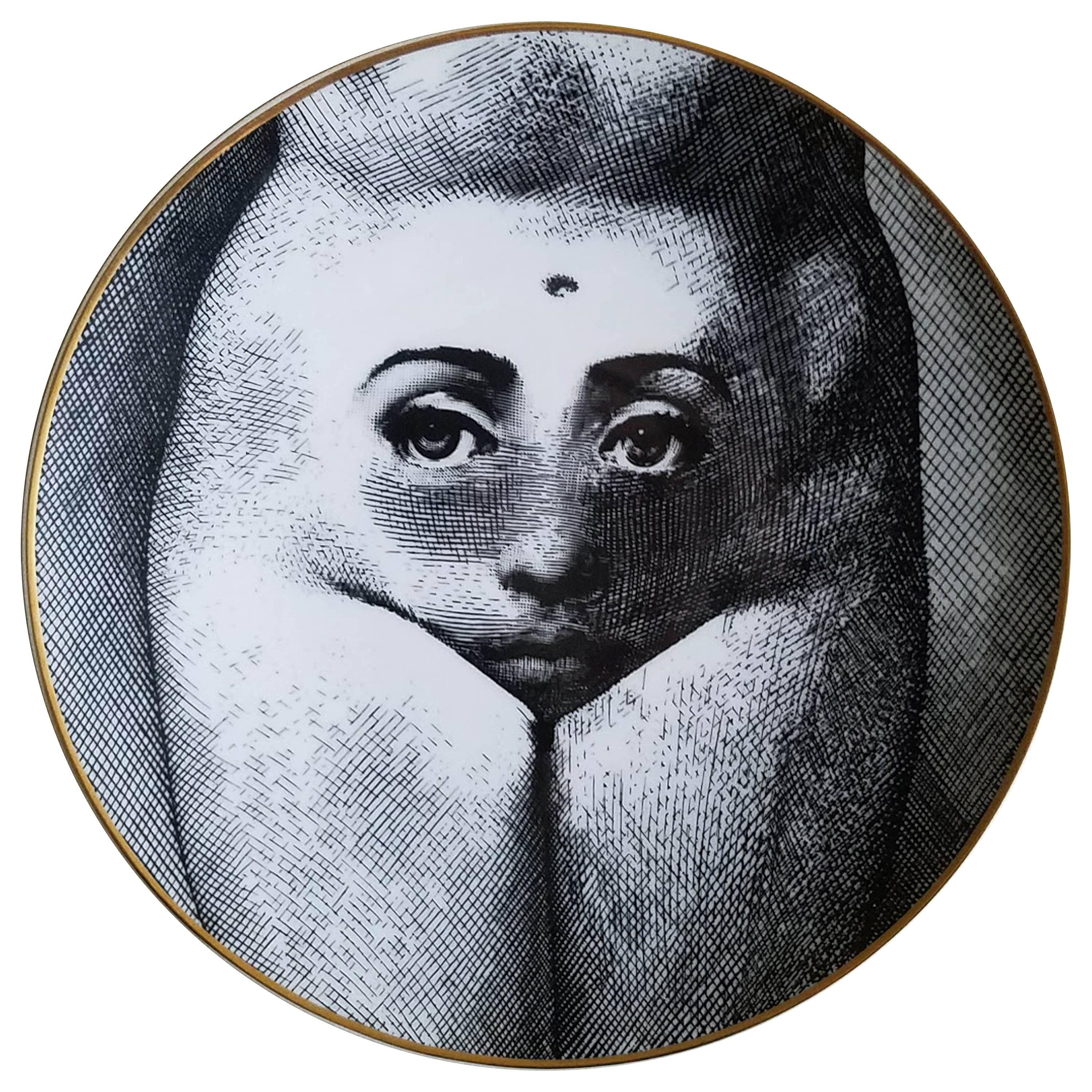 Rosenthal Fornasetti Temi e Variazioni Porcelain Plate, Pattern Motiv 19