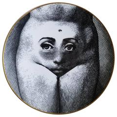 Rosenthal Fornasetti Temi e Variazioni Porcelain Plate, Pattern Motiv 19