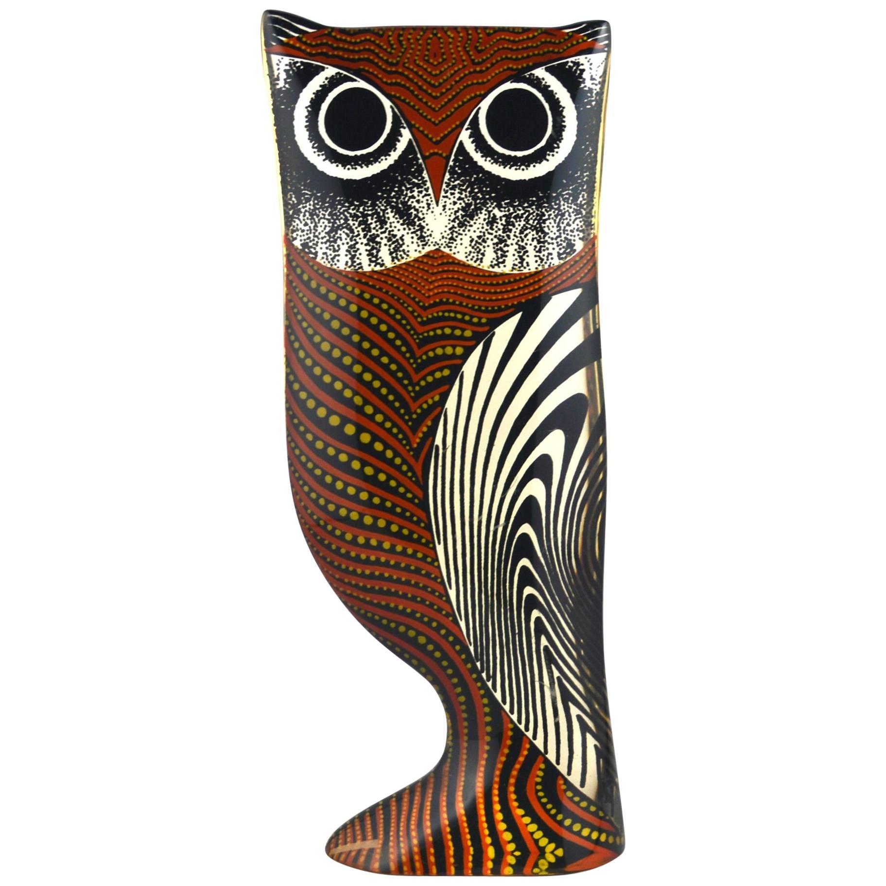 Abraham Palatnik Lucite Pop Art Colored Owl