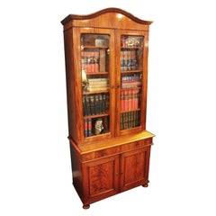 Schottisches zweistöckiges Bücherregal aus Mahagoni
