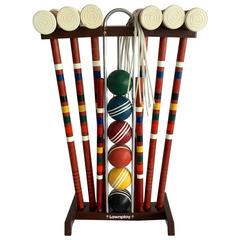 Vintage Six Player 24 Piece Croquet Set