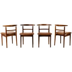 Set of Four Mid-Century Modern Chairs by Helge Sibast for Sibast, Denmark 5