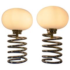 Beautiful Pair of Ingo Maurer Table Lamps, circa 1970