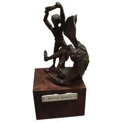 Signed Milton Hebald NY Bronze Sculpture, 1960