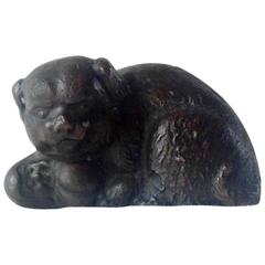 Tiffany Studios Bronze Figure Paperweight