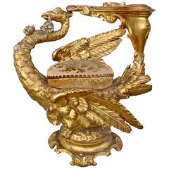 19th Century Venetian Gilt Swan Grotto Chair 11
