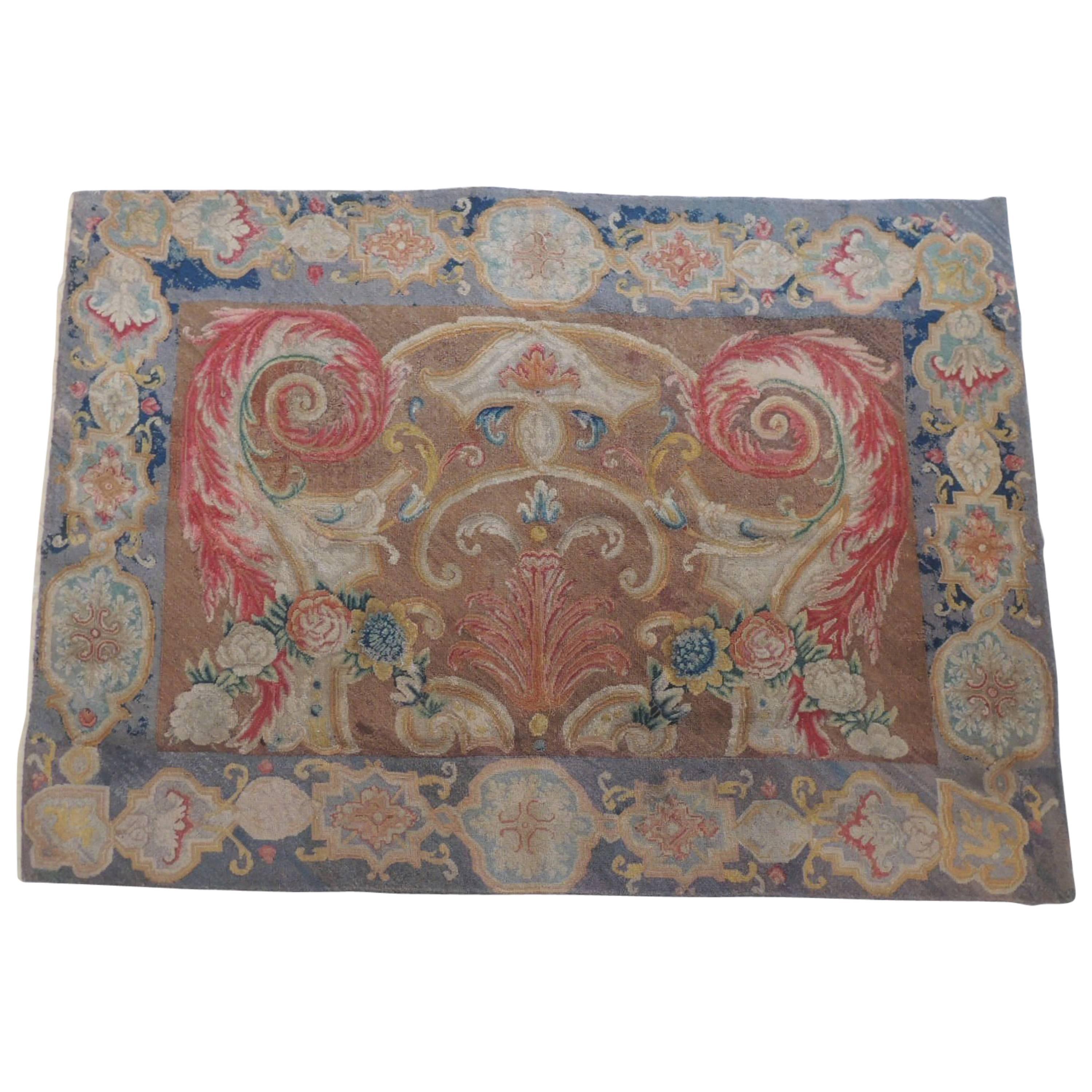 CLOSE OUT SALE: 18th Century Savonnerie Tapestry Fragment