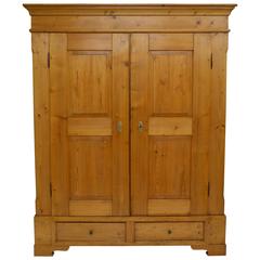 Danish Pitch Pine Armoire