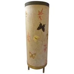 1950s Unique Atomic Age Tall Table Lamp