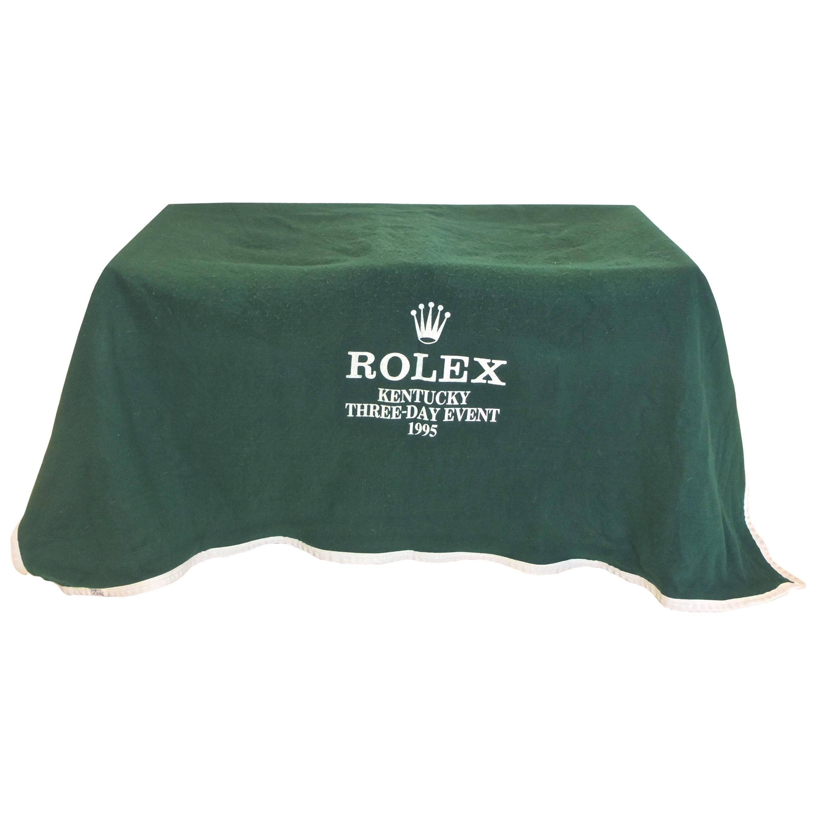 Horse Blanket from 1995 Rolex Kentucky Three-Day Event