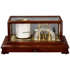 Antique Mahogany Cased Barograph by Negretti and Zambra, London