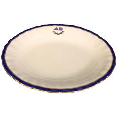 Antique Scalloped Serving Platter; J. Pierpont Morgan's Personal Dinnerware, circa 1890