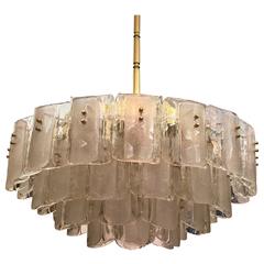 Huge Stunning Crystal Glass Chandelier Attributed to J.T. Kalmar 9