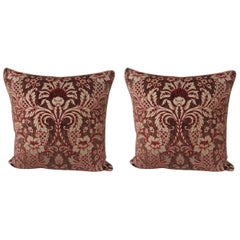 Pair of Cowtan & Tout Volterra Glittered Velvet Pillows