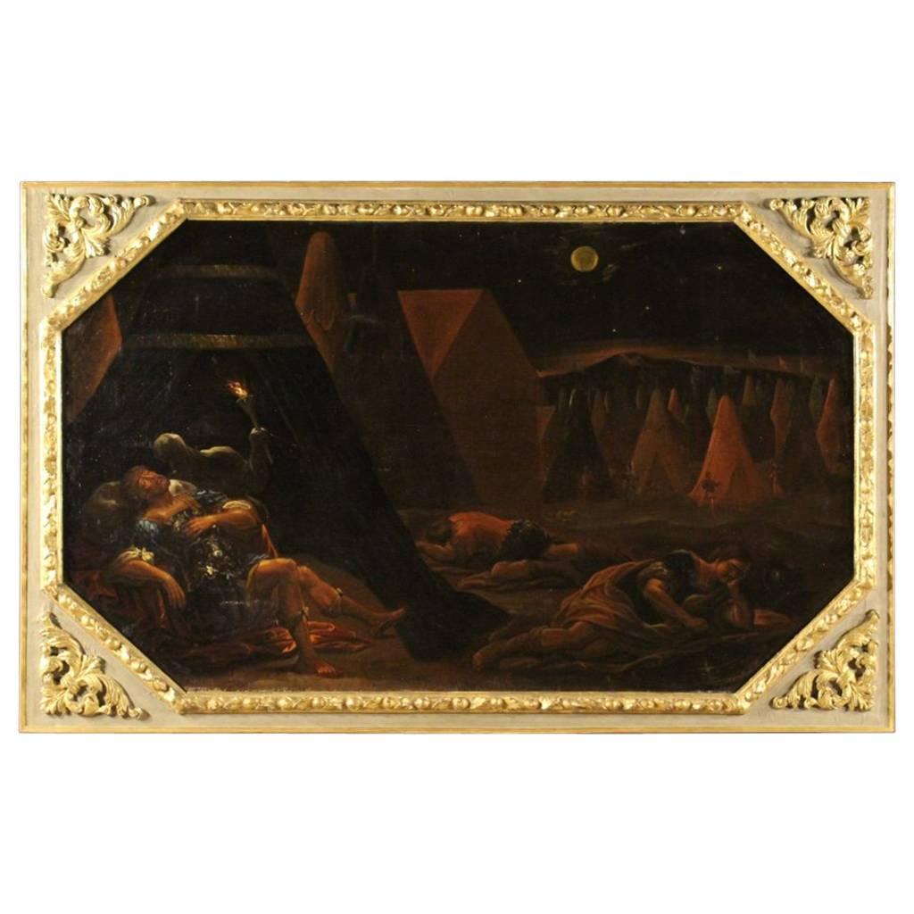 18th Century Italian Painting "Dream of Constantine"