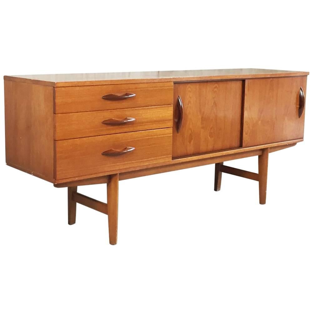 Original 1970s English Avalon of Yatton Mid-Century Teak Sideboard