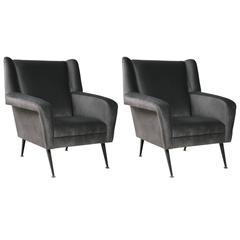 Pair of Italian Modern Chairs, circa 1960s