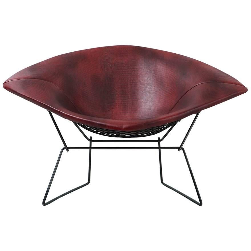 Mid-Century Modern Bertoia Diamond Chair by Knoll Freshly Reupholstered
