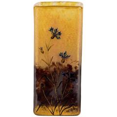 Daum FrèRes, Nancy. Vase ''Bleuets'', 1901