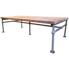 Vintage Monumental 1930s Bakery Table