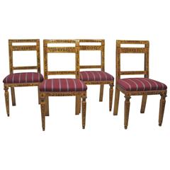 19th Century Biedermeier Dining Side Chairs