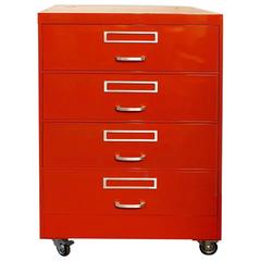 Vintage McCall
s Dress Pattern Storage Cabinet, 1950s