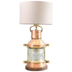 Antique Anchor Lantern Lamp