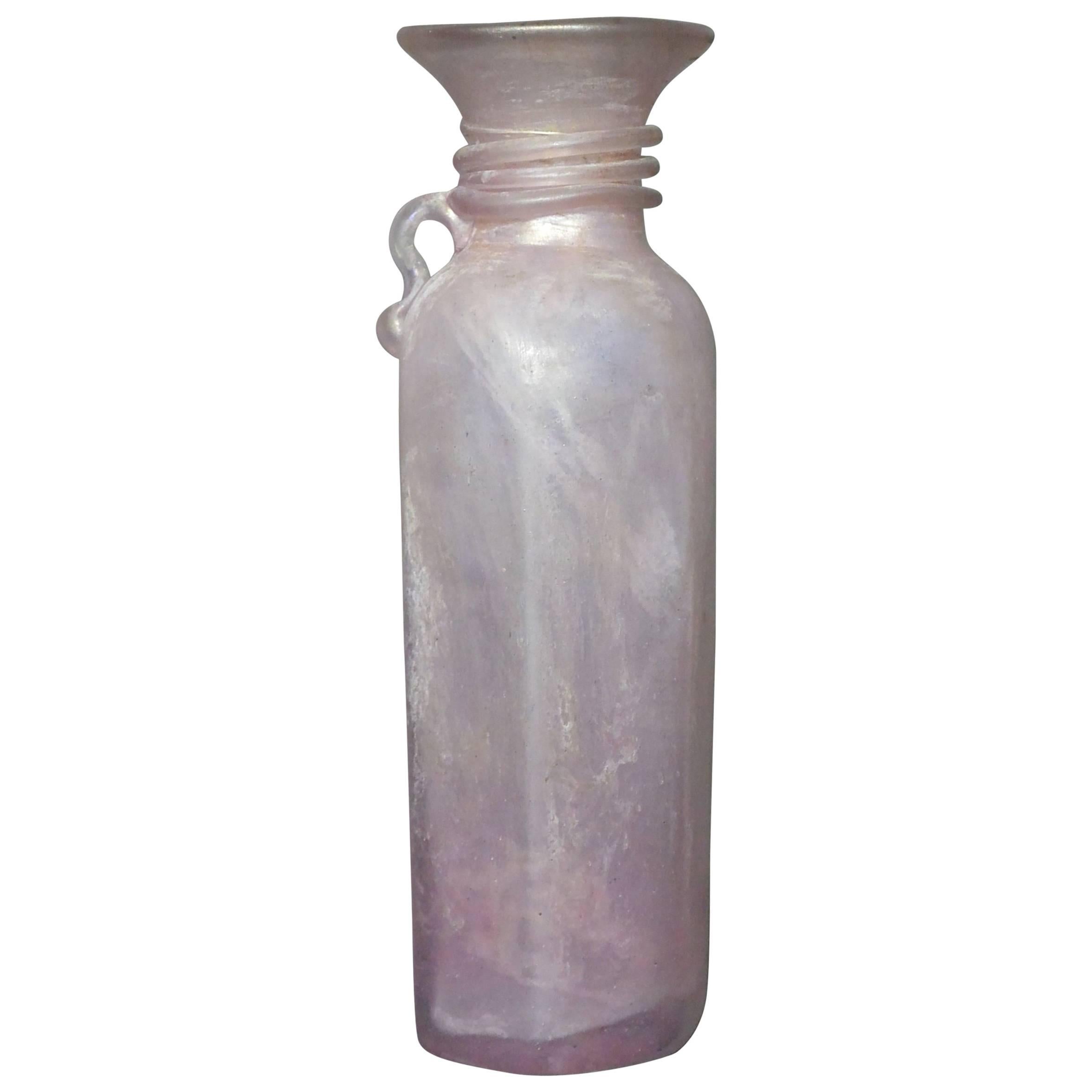 Seguso Scavo, Amethyst-Vase aus Muranoglas
