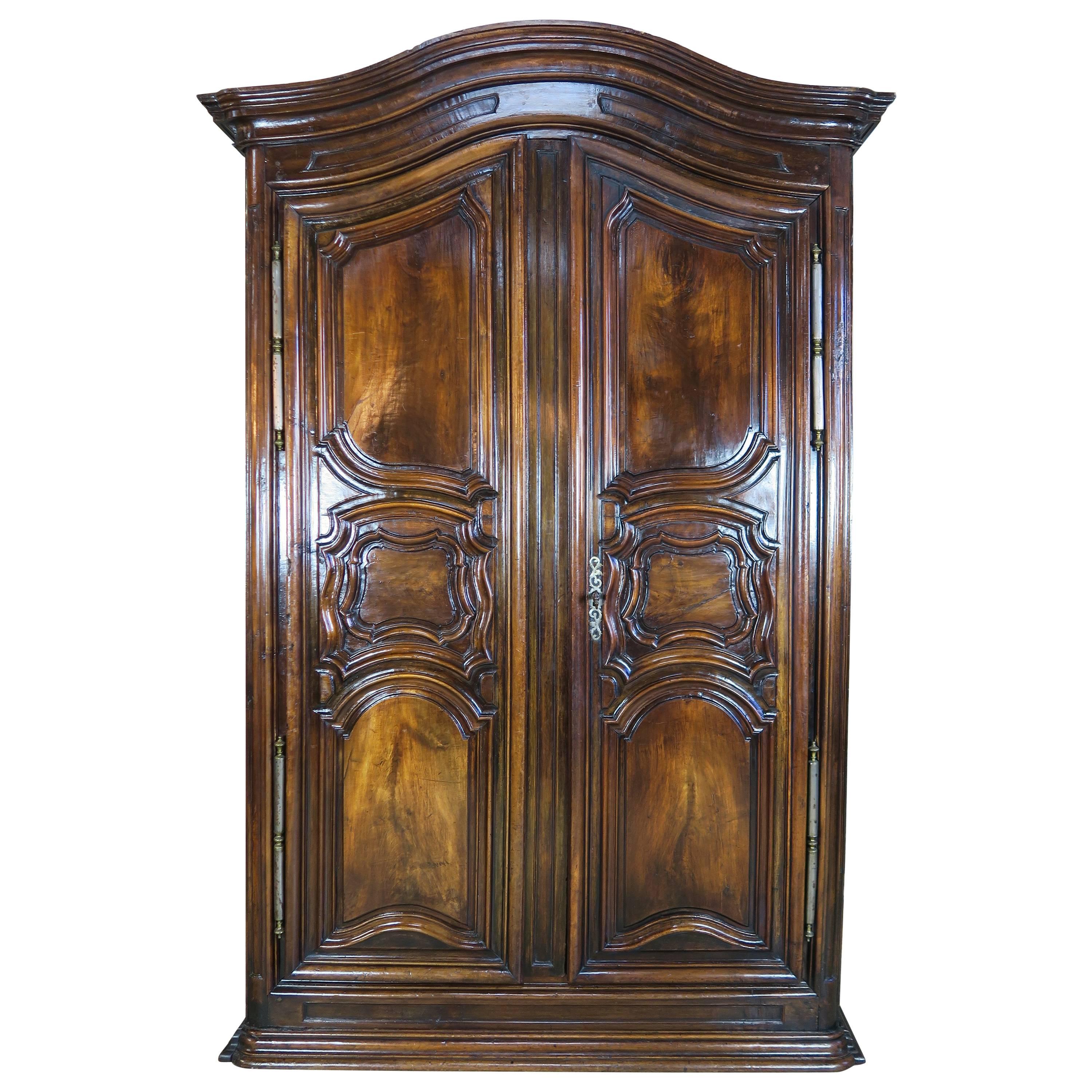 18th Century French Walnut Armoire