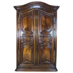 18th Century French Walnut Armoire 10