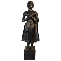 Large Thai Bronze Buddhist Figure 10