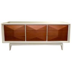 20th Century White Lacquered Credenza