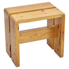 Charlotte Perriand Stool for Les Arcs, circa 1960 5