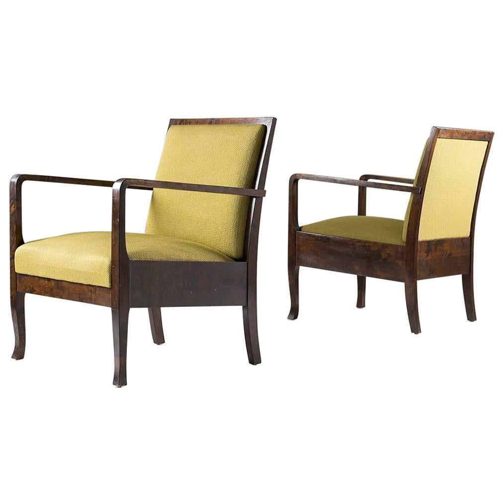 Swedish Art Deco Lounge Chairs