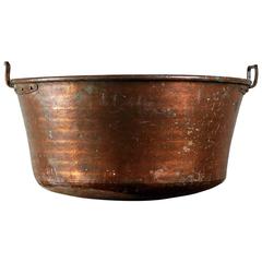 Large French Copper Early 20th Century