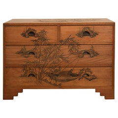 Carved Colonial Chest of Drawers from the 1910s