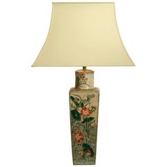 19th Chinese Ceramic Table Lamp