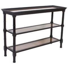 British Colonial Style Three-Tiered Stand
