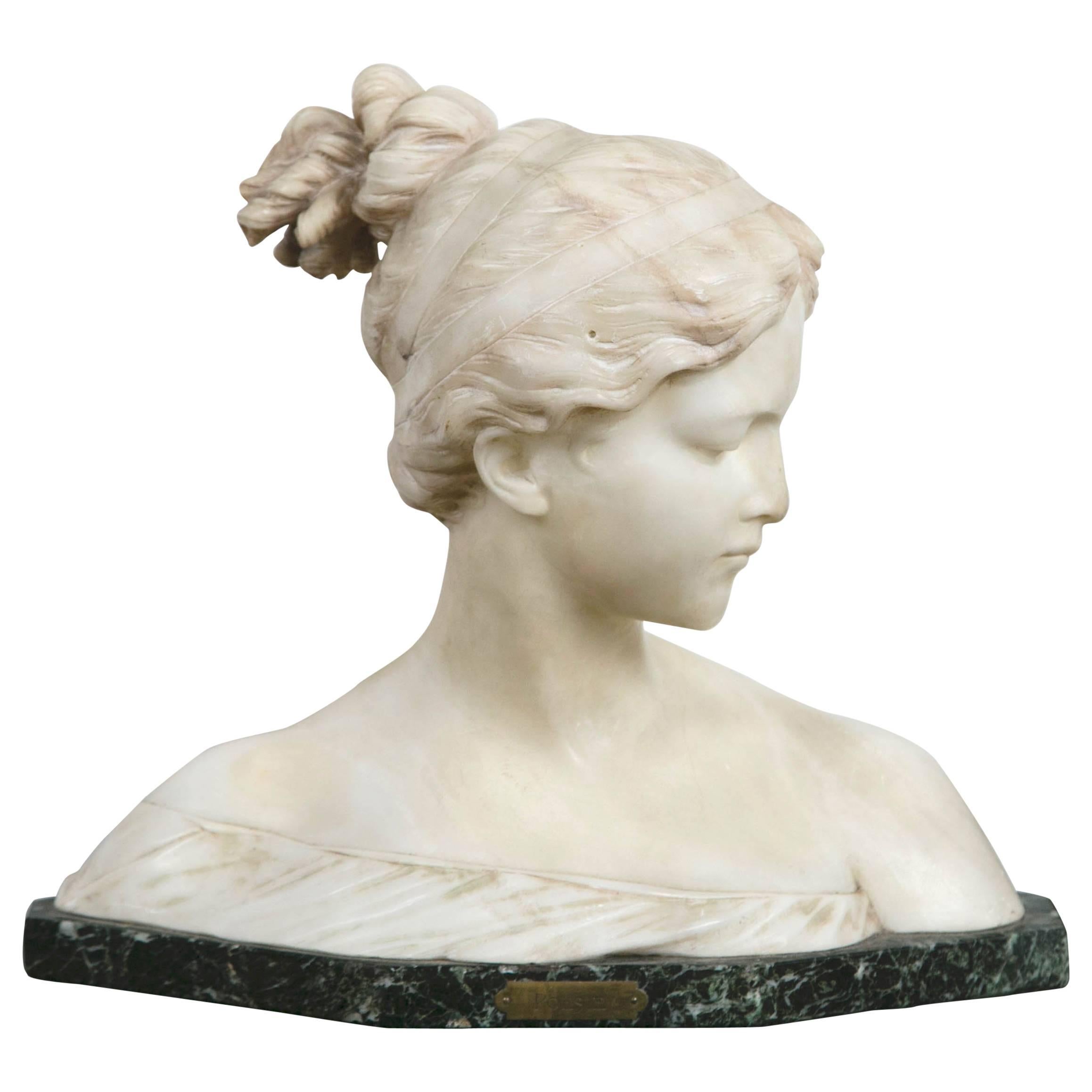Signed Marble Bust, Poesie
