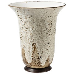 Grande ciotola illuminante in ceramica smaltata, periodo Art Déco, 1930-1940 circa